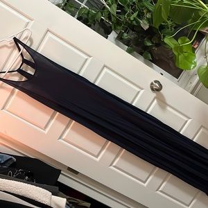 Navy maxi dress